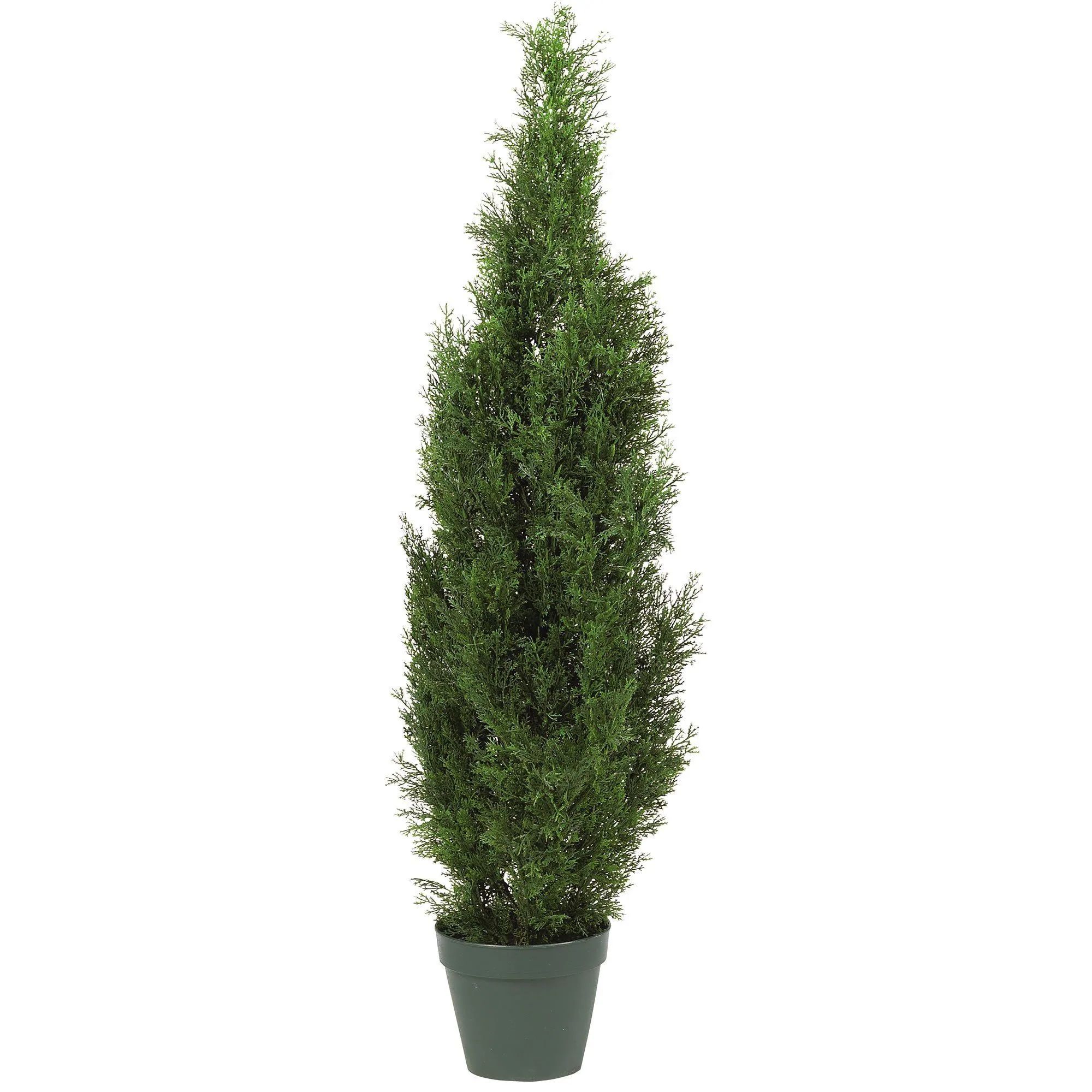 4' Cedar Tree Silk Tree (In-door/Out-door) | Nearly Natural | Nearly Natural