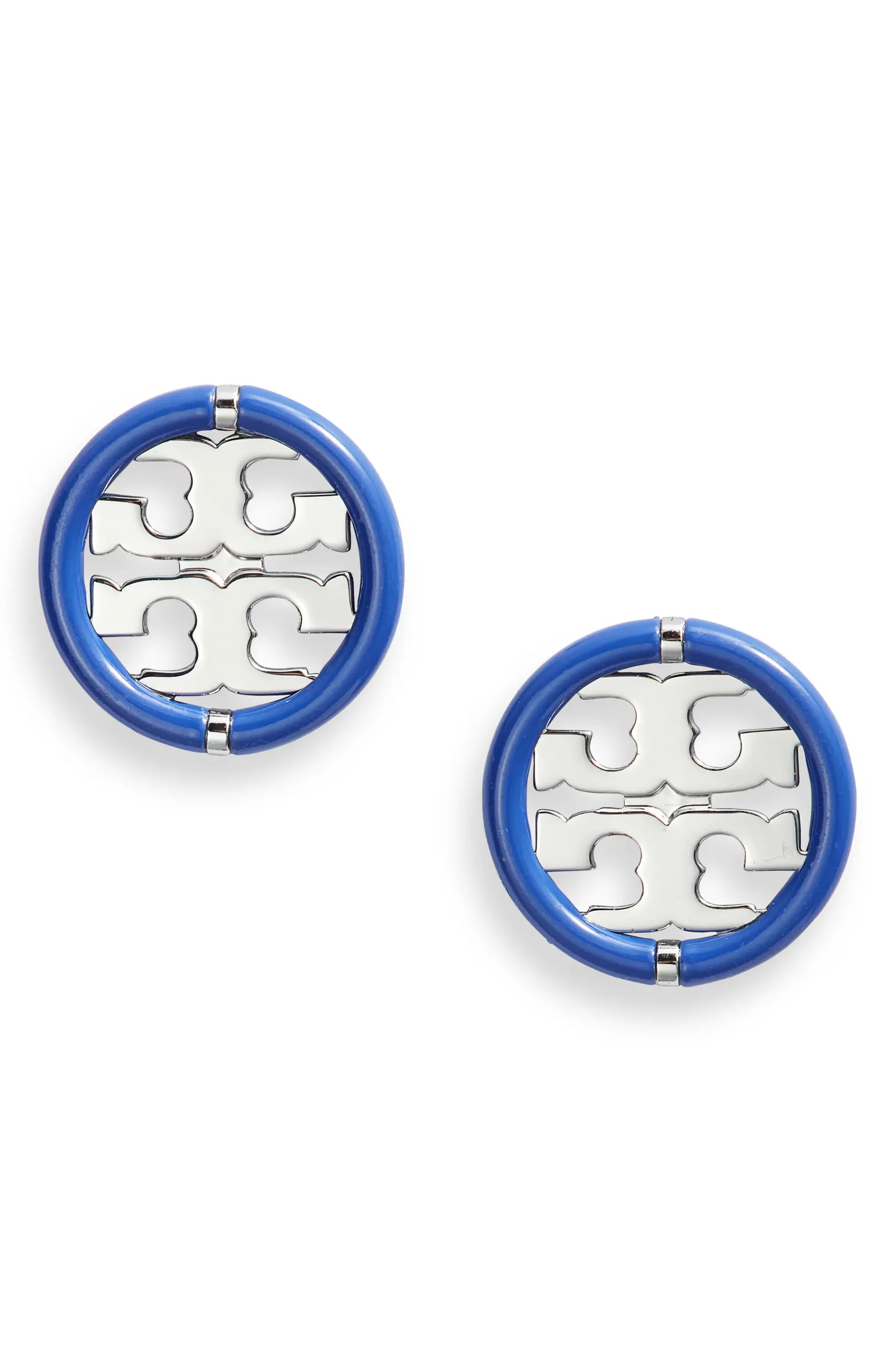 Tory Burch Miller Enamel Stud Earrings | Nordstrom | Nordstrom