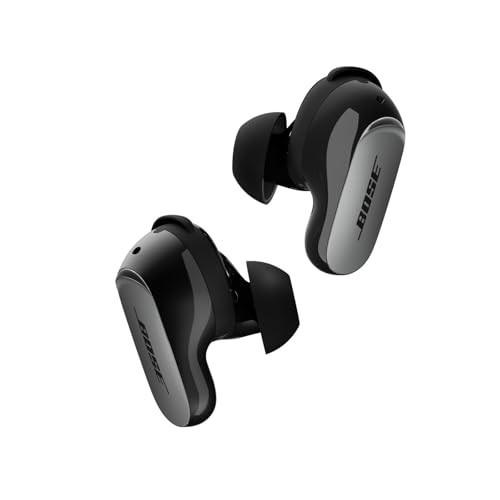 Bose New QuietComfort Ultra Earbuds (2nd Gen) - Wireless Noise Cancelling Earbuds with Mic, Immersive Audio, USB-C Charging, Up to 6 Hours Battery, IPX4 Rating, Black | Amazon (US)