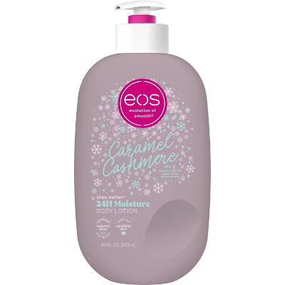 eos Holiday Body Lotion - Caramel Cashmere - 16 fl oz | Target