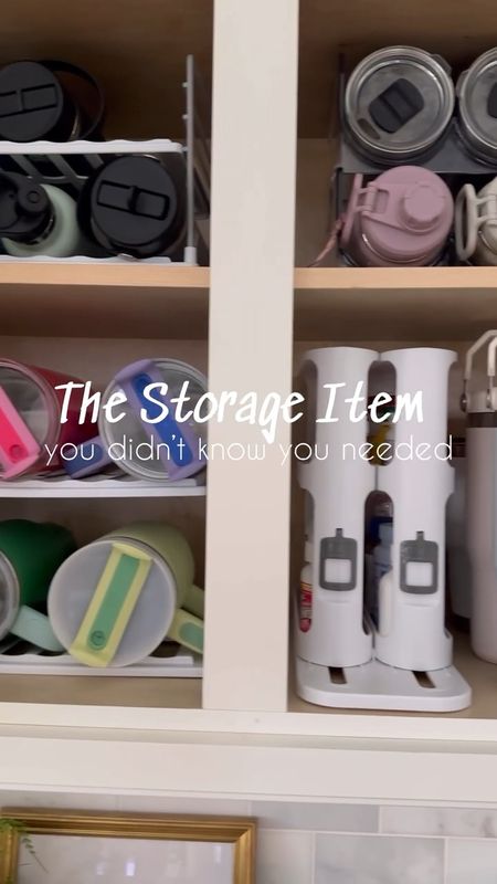 Must have Amazon kitchen organization and storage! Even fits your Stanleys! This cabinet caddy is perfect for spices or pill bottles. 

(5/12)

#LTKHome #LTKVideo #LTKStyleTip