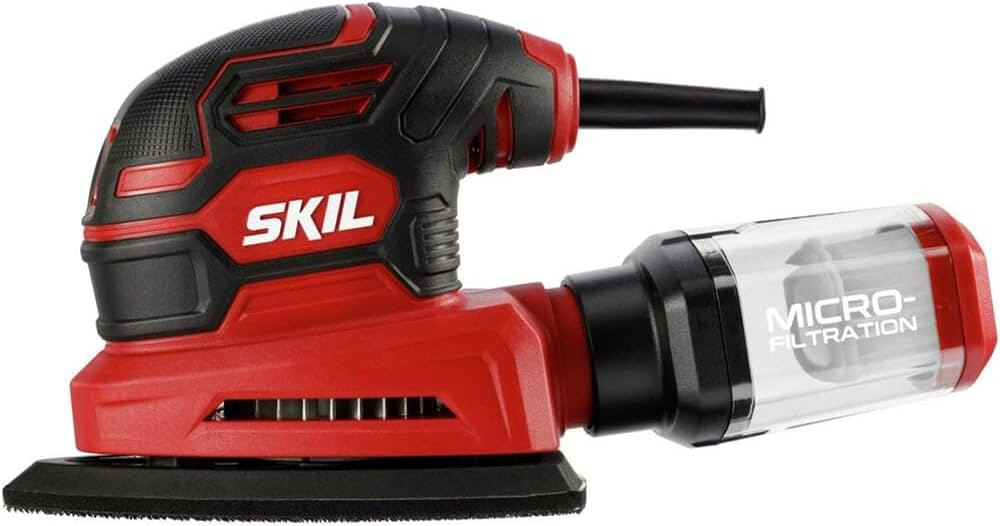 SKIL Corded Detail Sander, Includes 3pcs Sanding Paper and Dust Box - SR250801 | Amazon (US)
