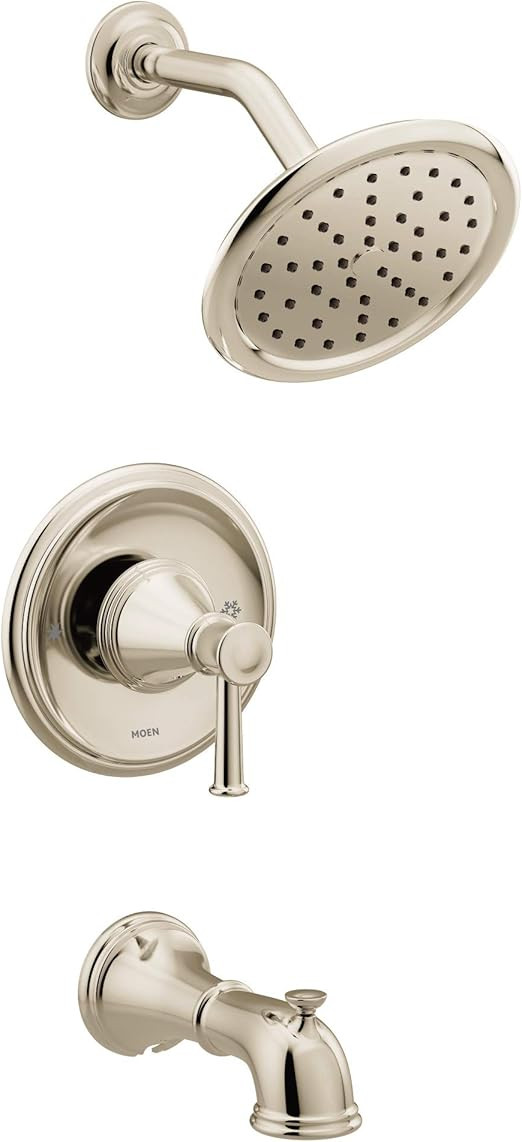 Moen T2313NL Belfield Posi-Temp Tub/Shower Trim Kit, Valve Required, Polished Nickel | Amazon (US)