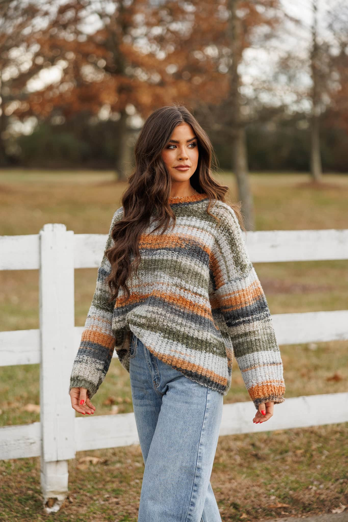Autumn Blend Knitted Sweater | Lane 201 Boutique