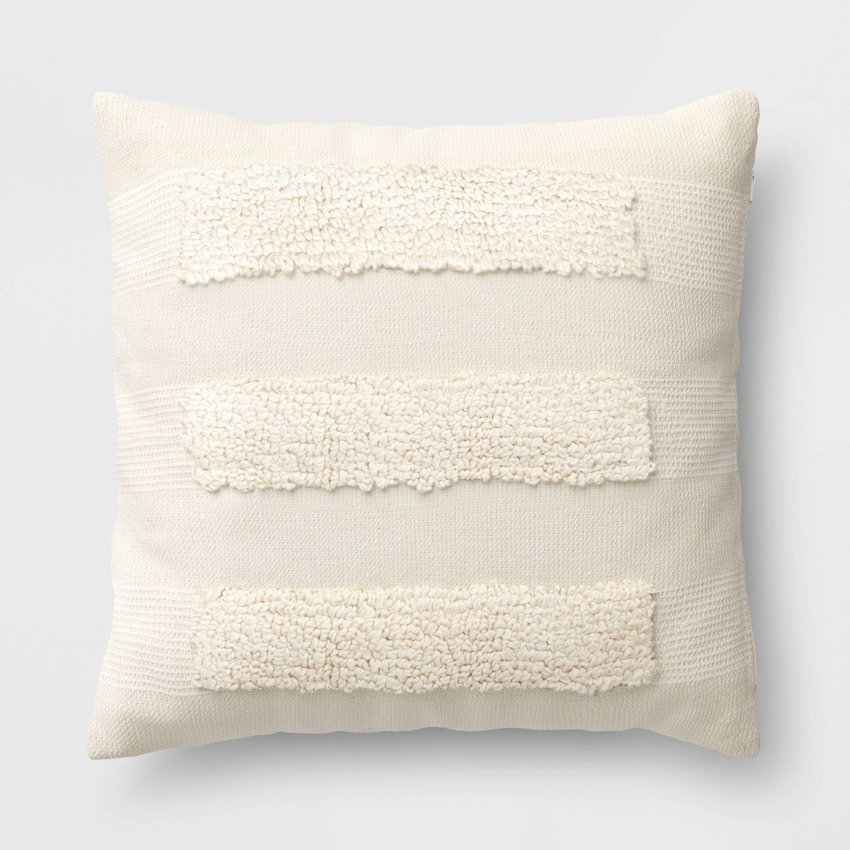 Textural Woven Striped Square Throw Pillow - Threshold™ | Target