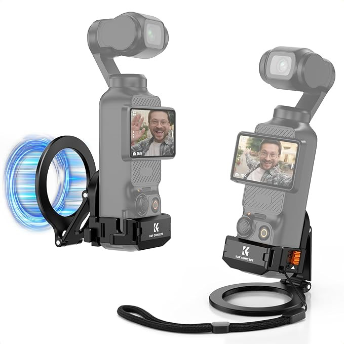 K&F Concept Magnetic Mount Stand Compatible with DJI Osmo Pocket 3,Aluminum Alloy Magnet Expansio... | Amazon (US)