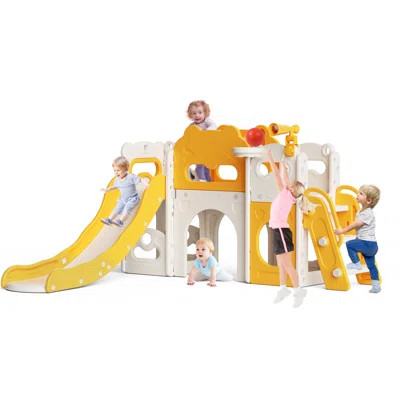 Feanch 74.8'' W Indoor and Outdoor Freestanding Slide | Wayfair North America