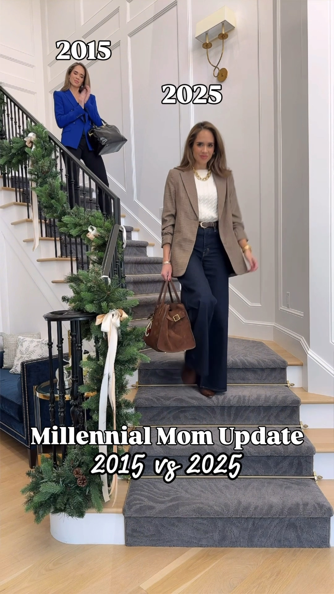 2025’s Millennial Mom jeans + blazer update: same elevated vibe… just more current and a whole lot more comfortable. 💃🏻
Truly—how did we survive those tight jeans and stiff boots!? 😂

#millenialmom #millenial #elevatedcasual #outfitinspo #winterfashion 

Elevated casual, casual, millennial mom, office chic, jeans, blazer, effortless style, easy style, chic style, over 30 fashion, mom style, mom life, affordable fashion, budget affordable fashion, nod, work from home, H&M fashion, overstimulated, cool mom, workwear, work from home, mom on the go


#LTKWorkwear #LTKmomlife #LTKootd