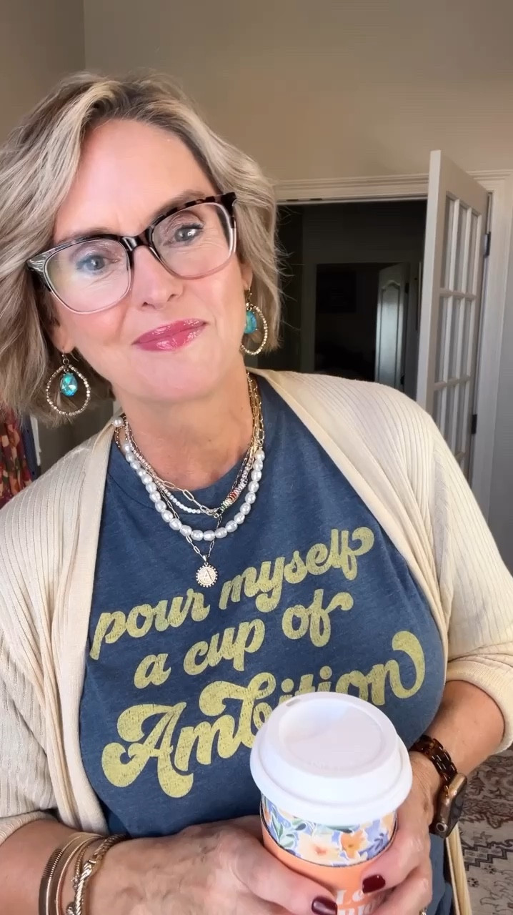 Pour yourself a cup of ambition ootd! 

#LTKOver40 #LTKMidsize
