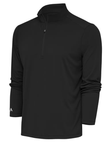 Antigua Tribute Quarter Zip Pullover, Black, 2X | Amazon (US)