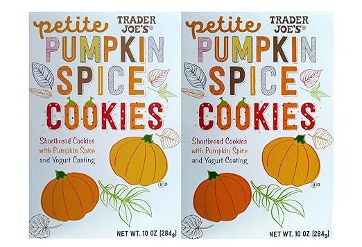Trader Joe's Petite Pumpkin Spice Cookies 10 oz. (Pack of 2) | Amazon (US)