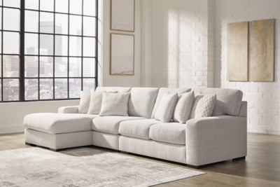 Larce 3-Piece Next-Gen Nuvella™ Performance Fabric Sectional with Chaise | Ashley Homestore