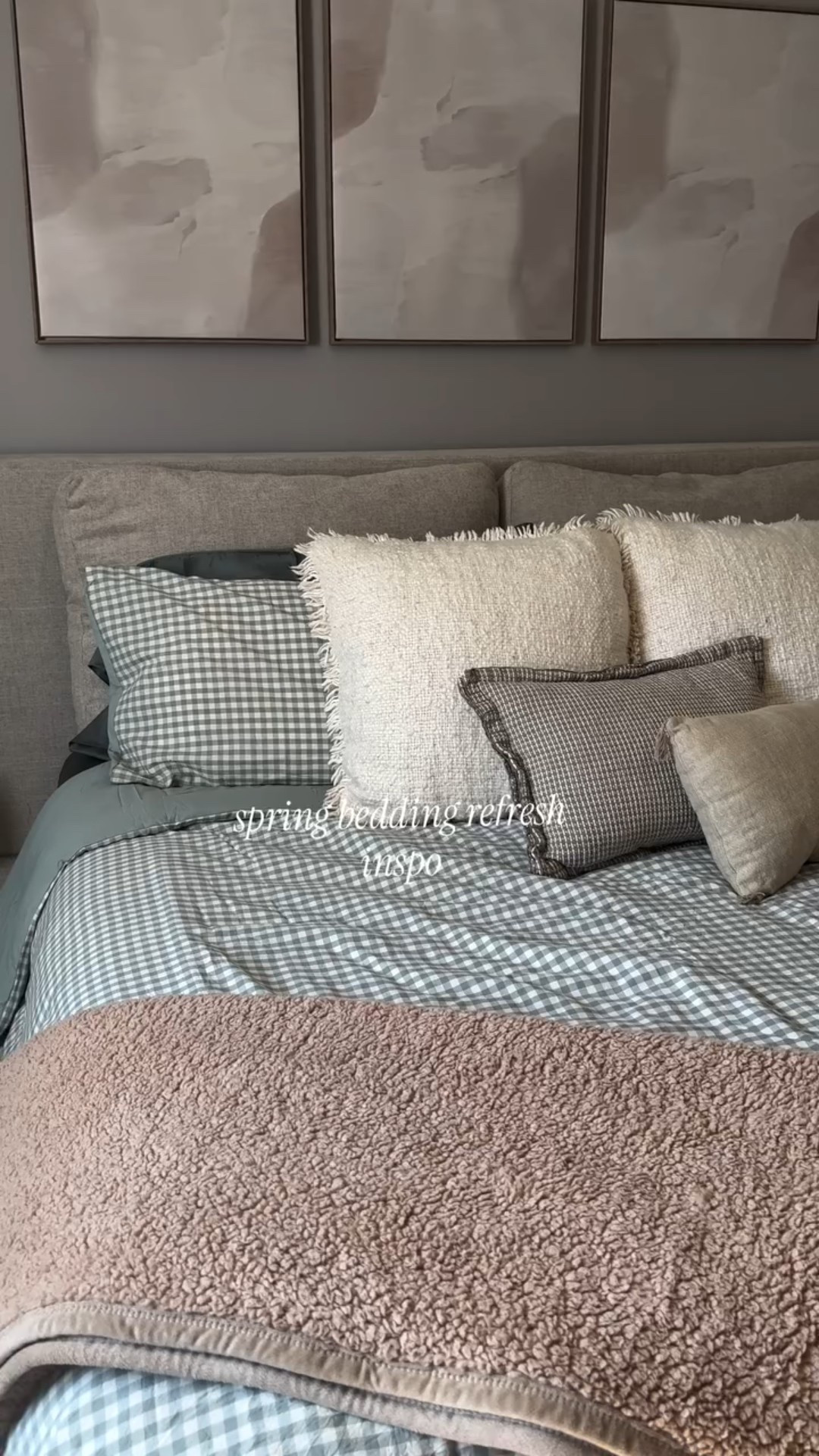 I love a calm bedroom vibe 🌿 

Linked this comforter and sheet set on my LTK - check it out! ✨ 

#Bedroomdecor #bedding #interiordecorating #springdecor #walmart