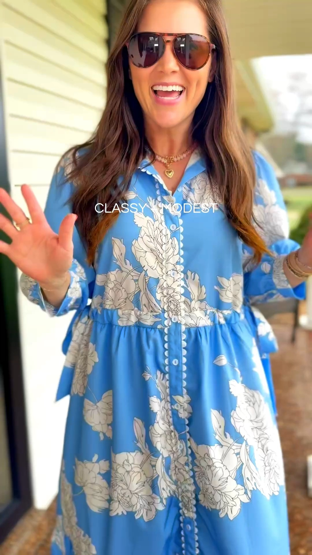 One of the most flattering maxi dresses for spring! Wearing my true size small🤍

#LTKSpringSale #LTKSeasonal #LTKootd