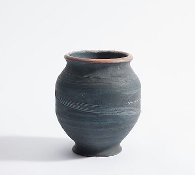 Medium Indigo Artisan Ceramic Vase - 11"H | Pottery Barn (US)