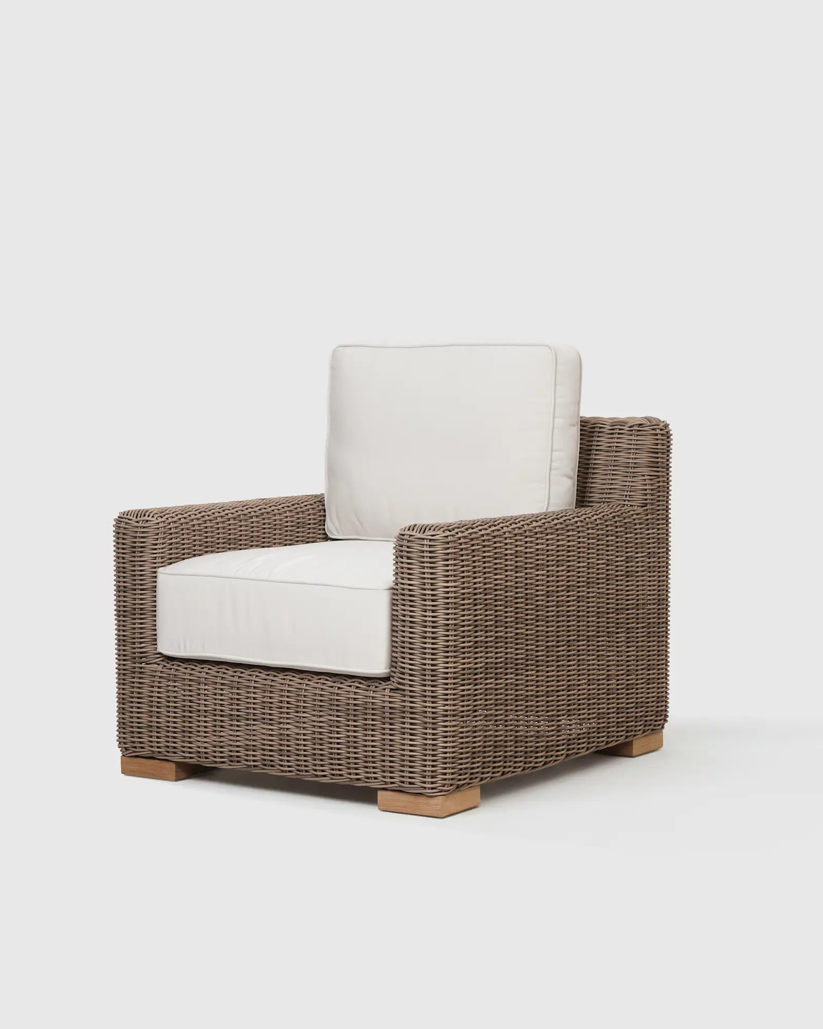 Classic All-Weather Wicker Outdoor Lounge Chair | Quince