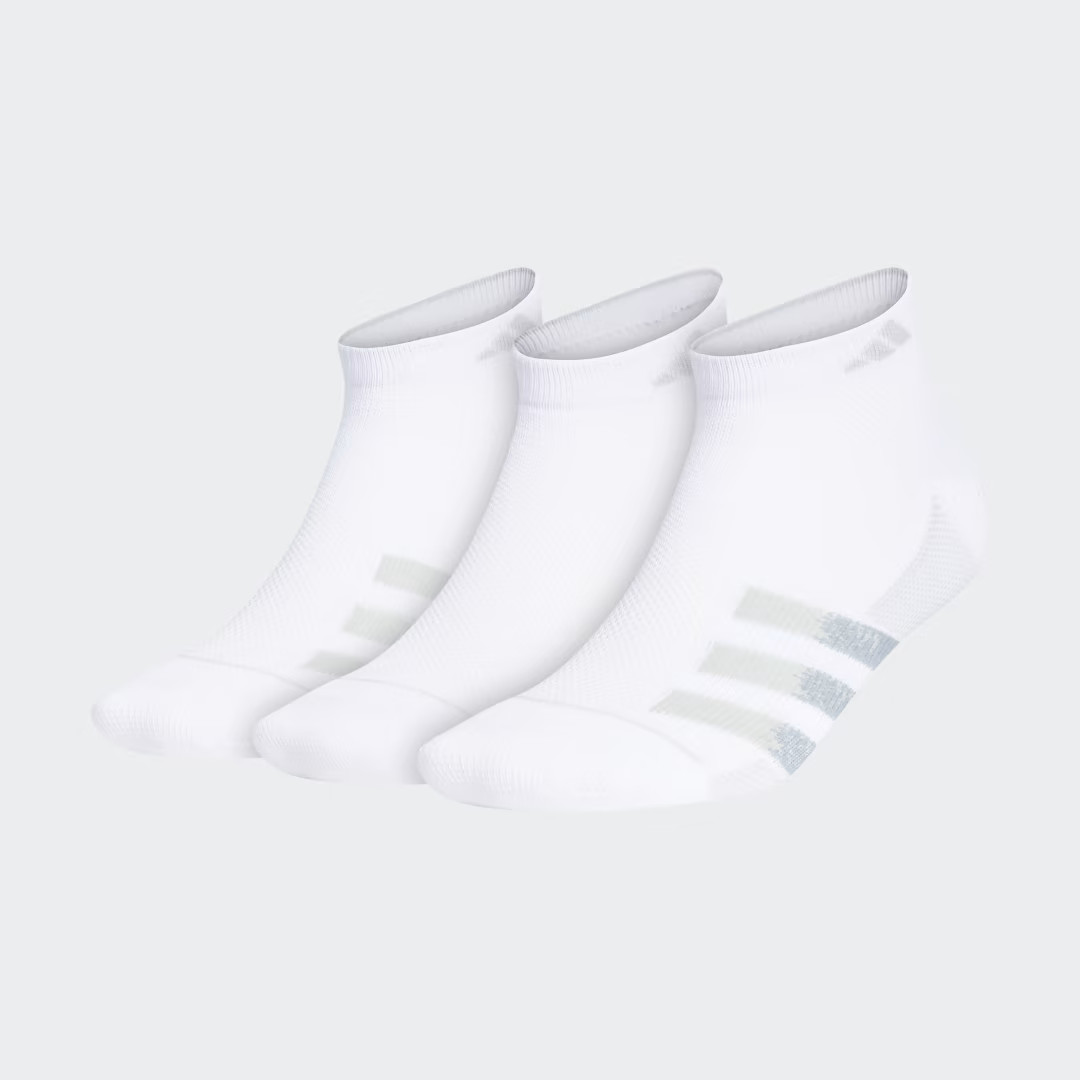 adidas Superlite Stripe Low-Cut Socks 3 Pairs White L | adidas (US)