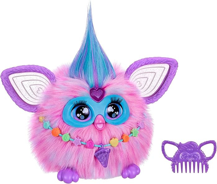 Furby Cotton Candy Interactive Plush Toys, Pink & Blue | Amazon (US)