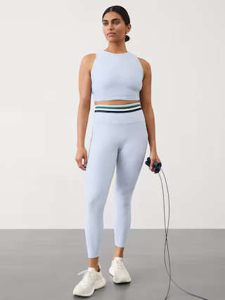 Interval Stash High Rise Stripe 7/8 Legging | Athleta