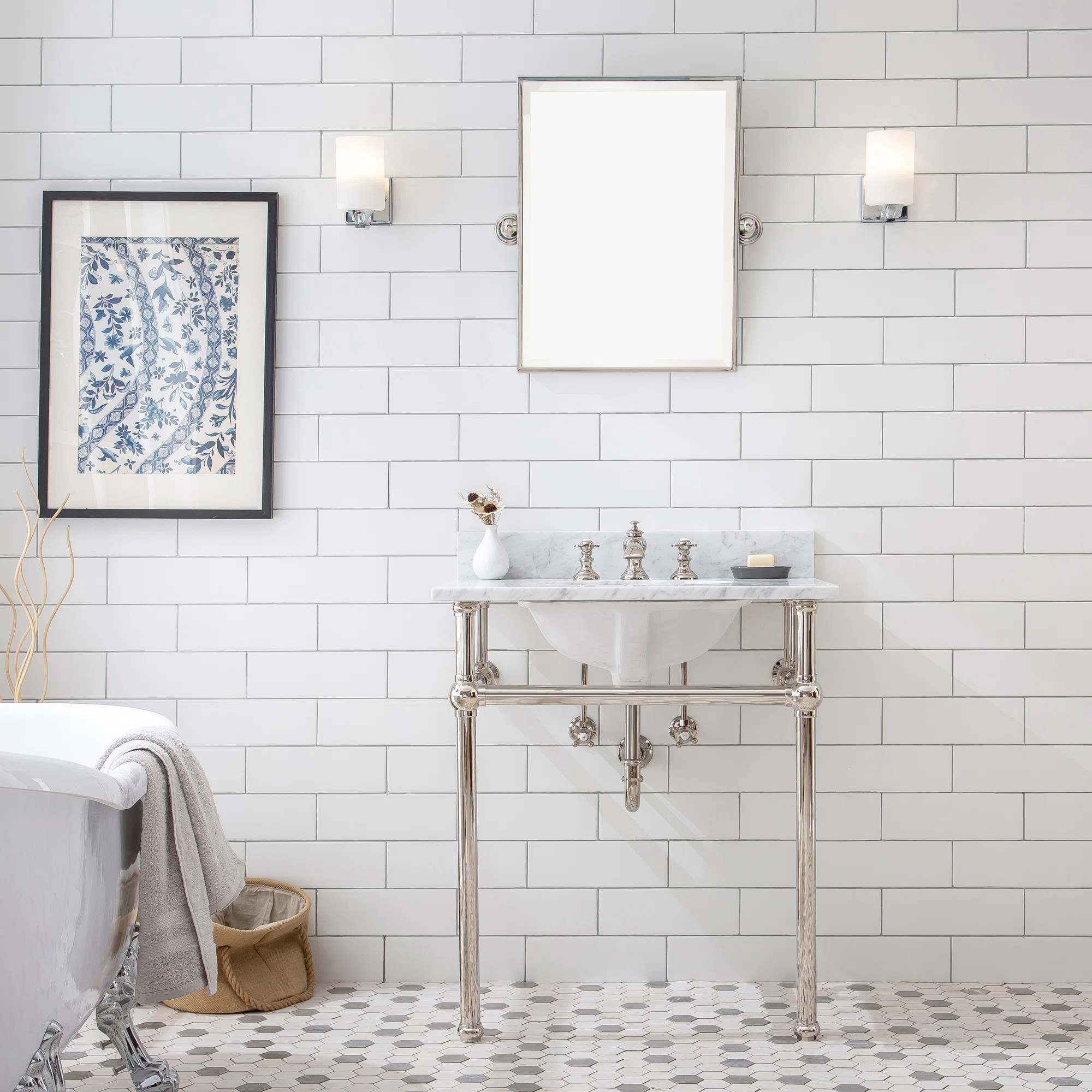 Copeland 30" Wall-Mounted Single Bathroom Vanity Set | Wayfair North America