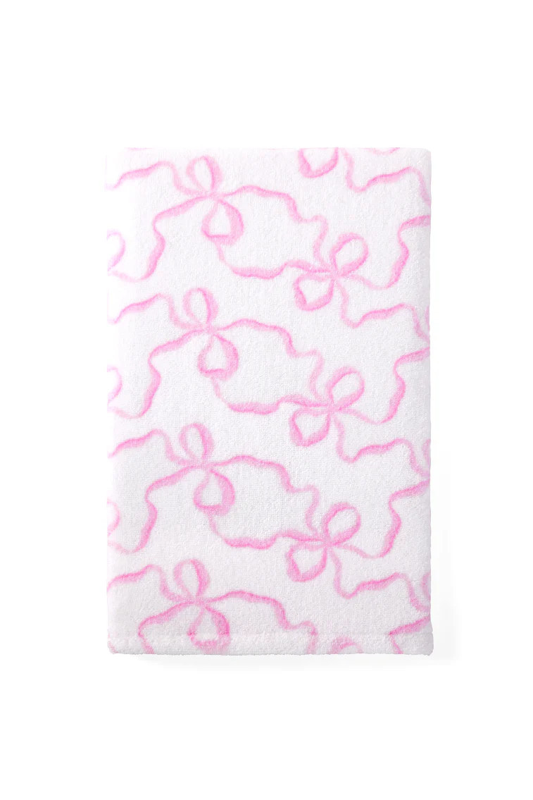 Cotton Hand Towel - PINK BONNET / O/S | LoveShackFancy