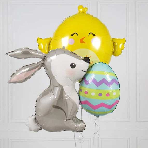 Easter Chick and Bunny Balloon Bunch Easter Decoration | Etsy | Etsy (US)