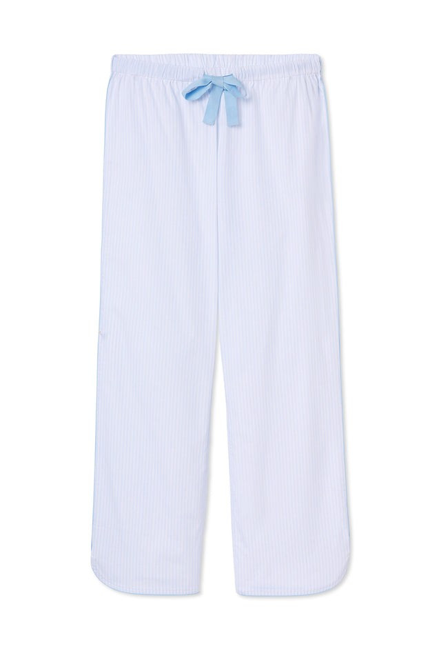 Poplin Pajama Pants in Glacier | LAKE Pajamas