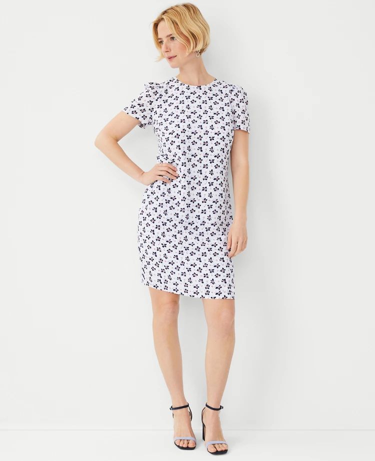 Floral Tee Shift Dress | Ann Taylor (US)