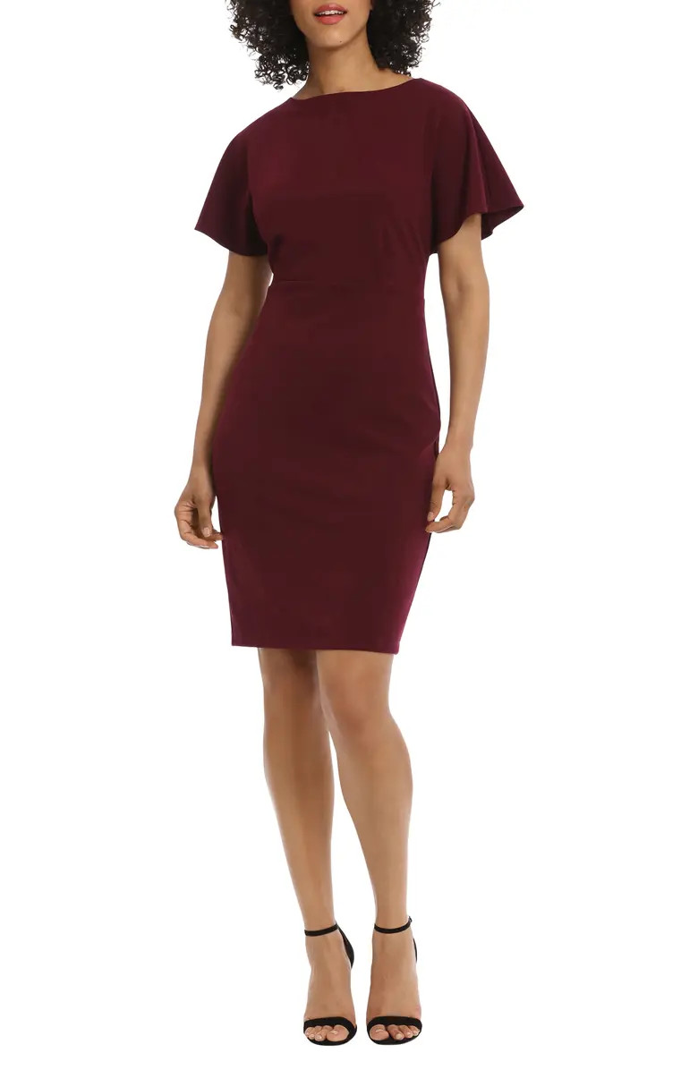 Maggy London Bateau Neck Sheath Dress | Nordstrom | Nordstrom