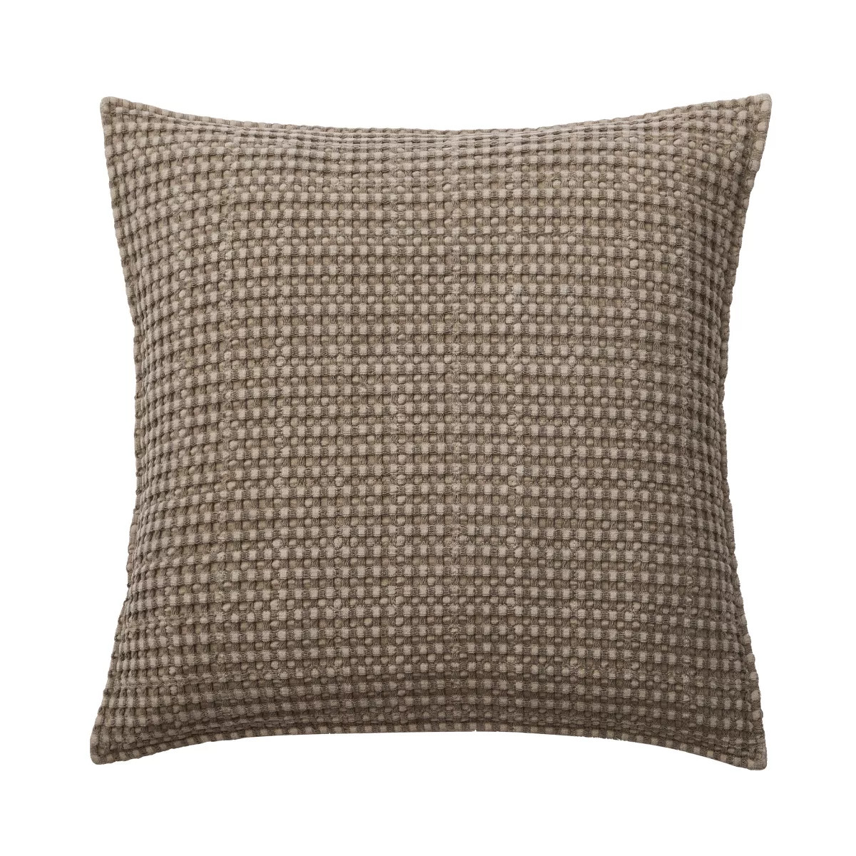 Mills Waffle Cream Square Decorative Pillow - Levtex Home | Target