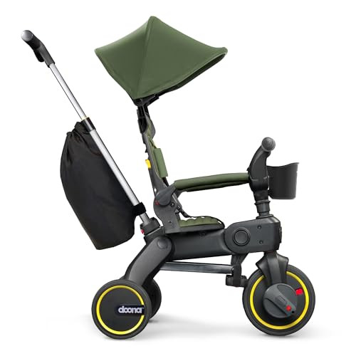 Doona Liki Trike S3, Desert Green - 5-in-1 Compact, Foldable Tricycle - Suitable for Toddlers 10 to 36 Months | Amazon (US)
