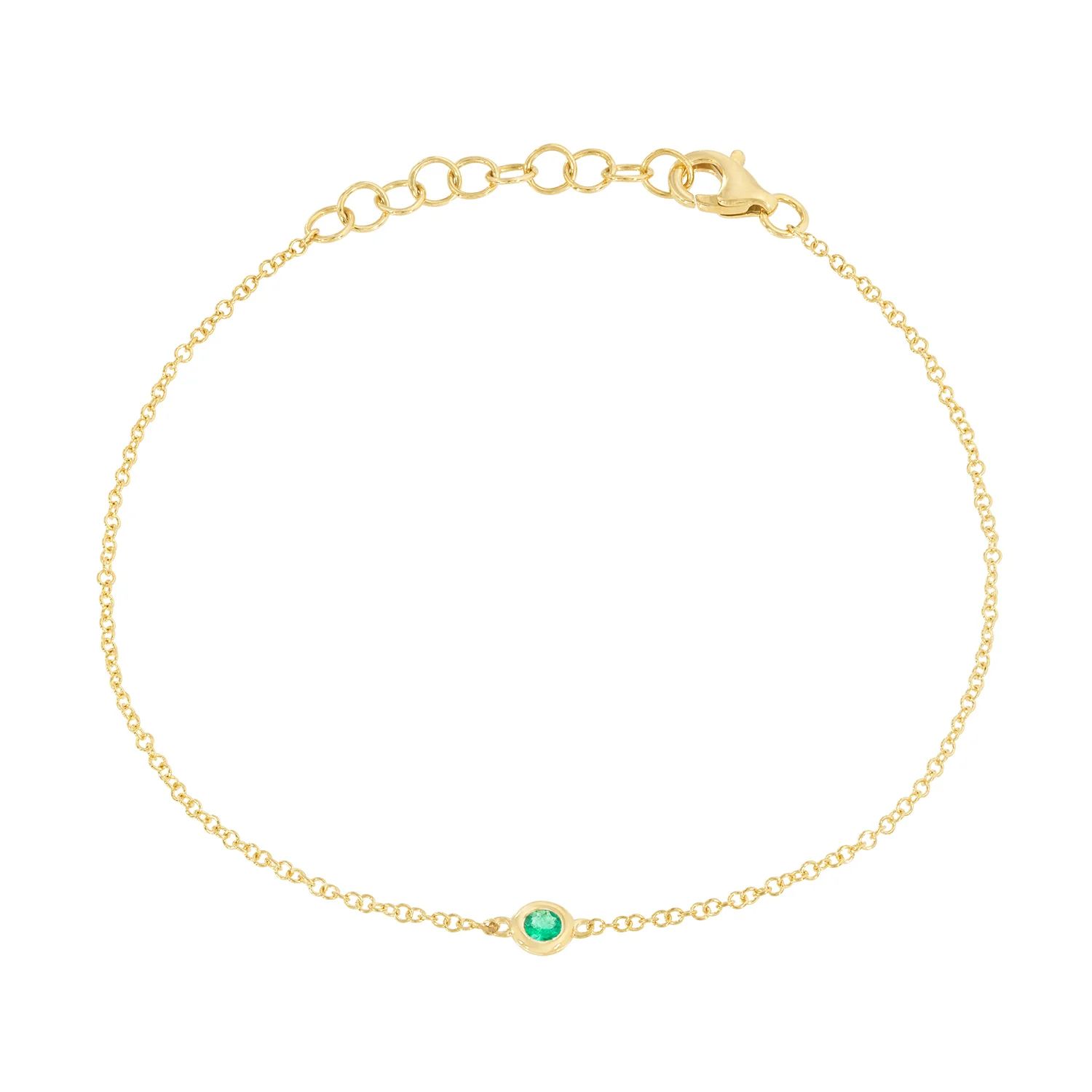 Dancing On My Own Bracelet (14K Gold) in Emerald | Ragen Jewels