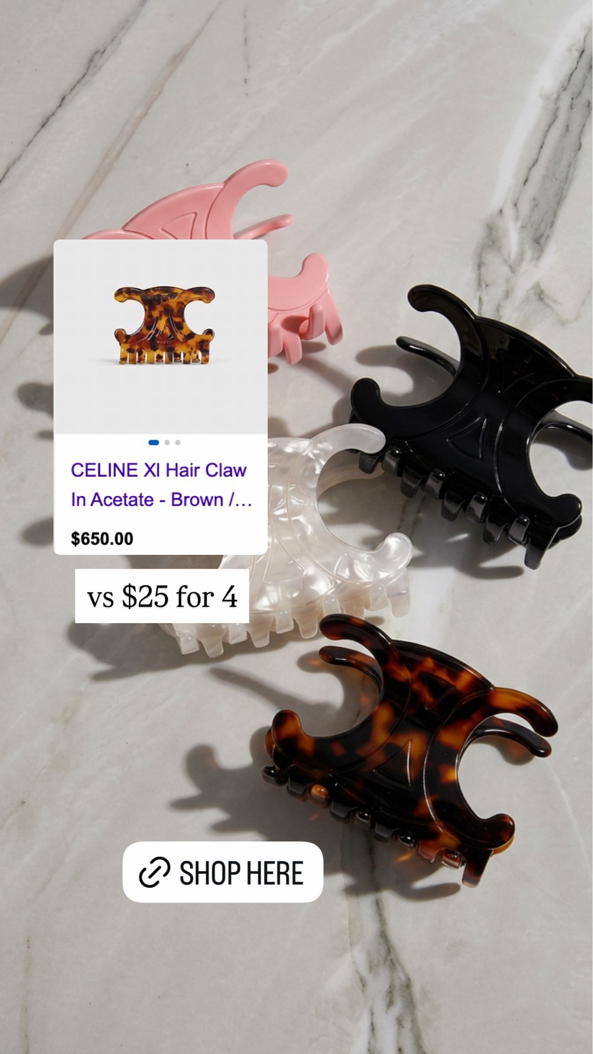 Designer hair clip dupe 

#LTKMothersDay #LTKBeauty #LTKU