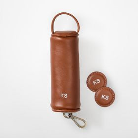 Graham Leather Golf Ball Pouch | Mark and Graham