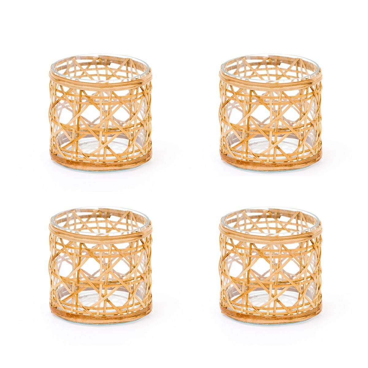Cane Votives XS, Set of 4 | Amanda Lindroth