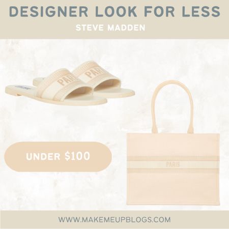 Designer look for less: Steve Madden Knox sandals and tote bag 💕

#LTKshoecrush #LTKunder100 #LTKitbag