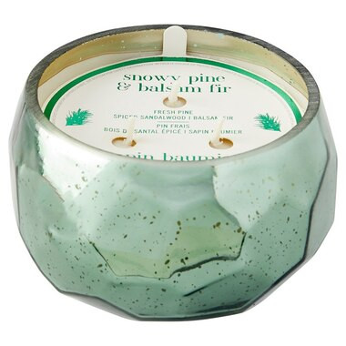 3-Wick Mercury Glass Candle - Snowy Pine and Balsam Fir | Indigo (CA)