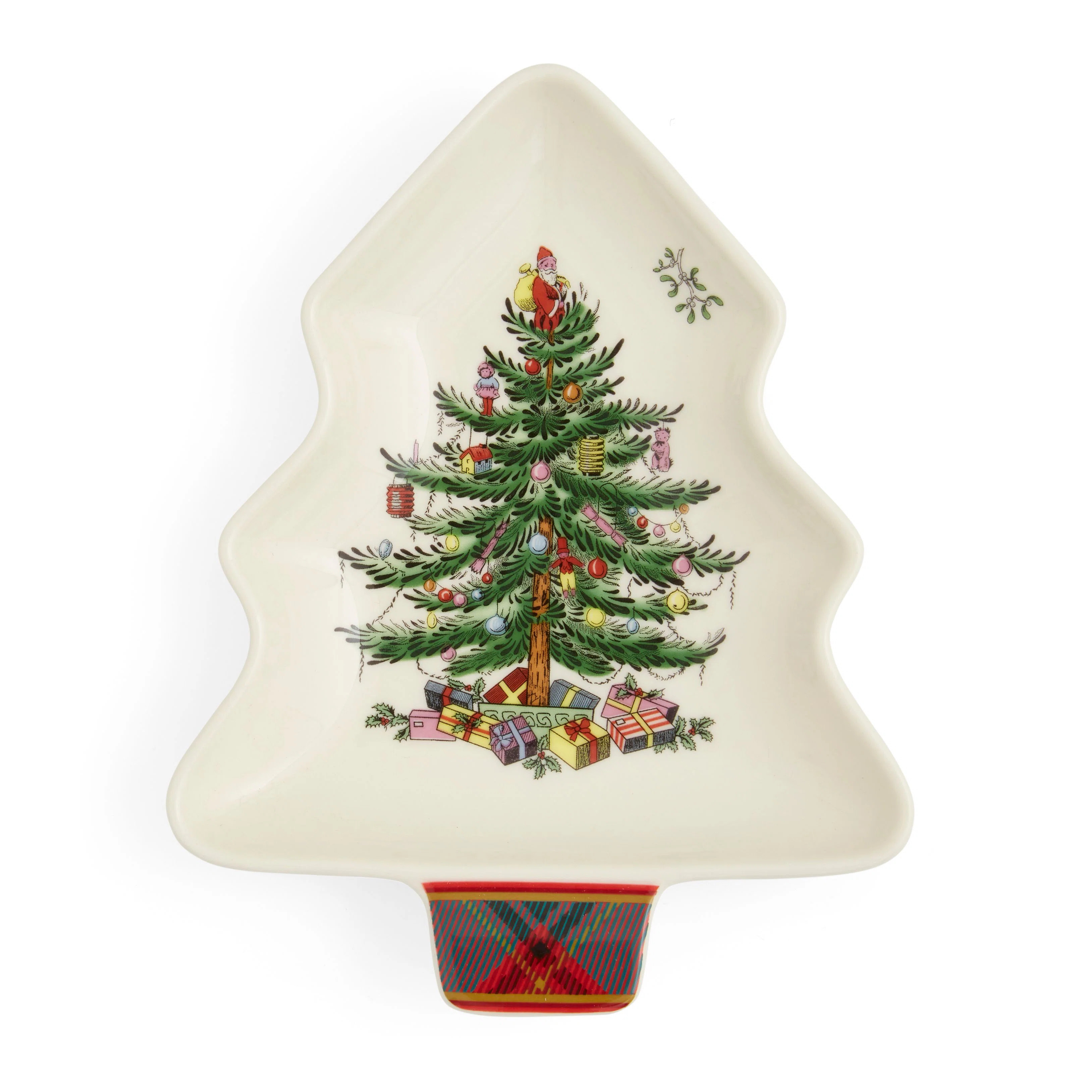 Spode Christmas Tree Tartan Spoon Rest 7" | Wayfair North America