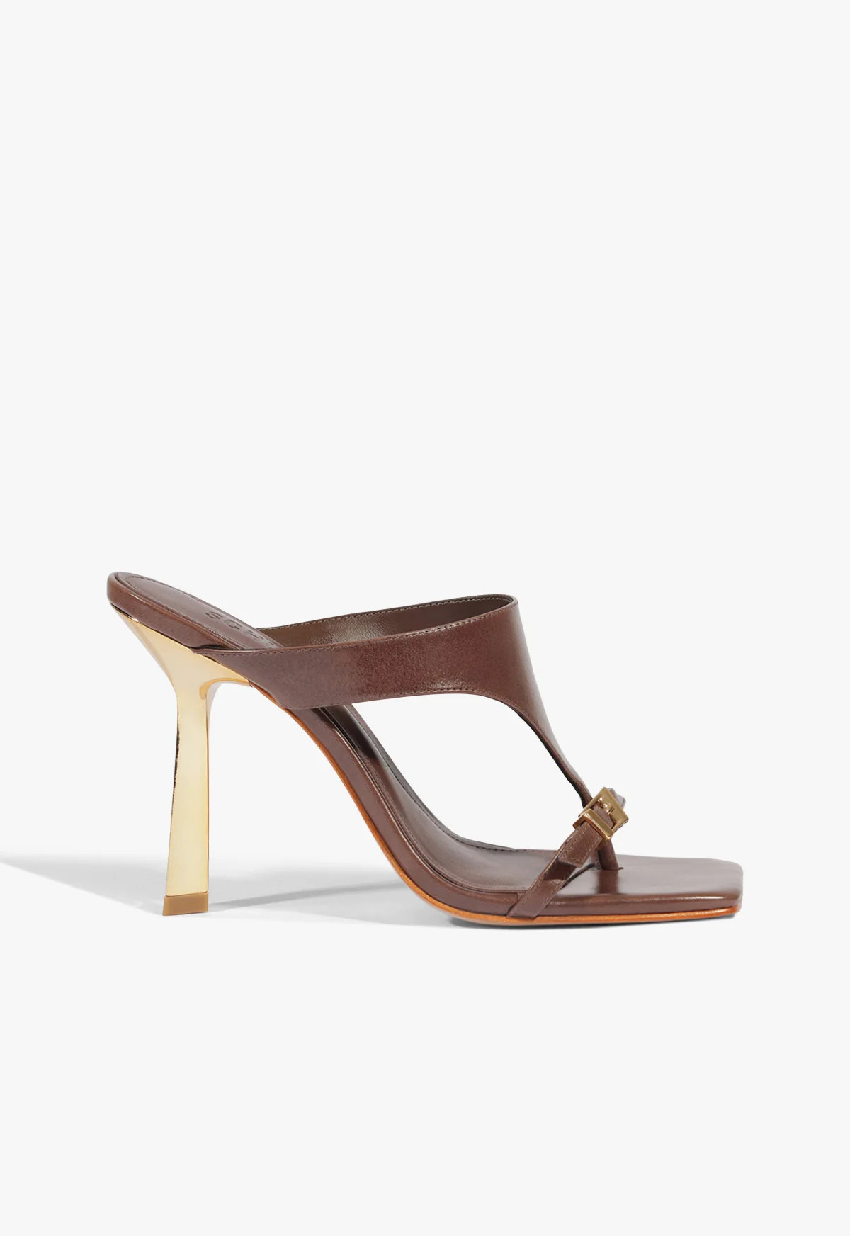Tana Brown High Stiletto Heel Sandal | Schutz (US)