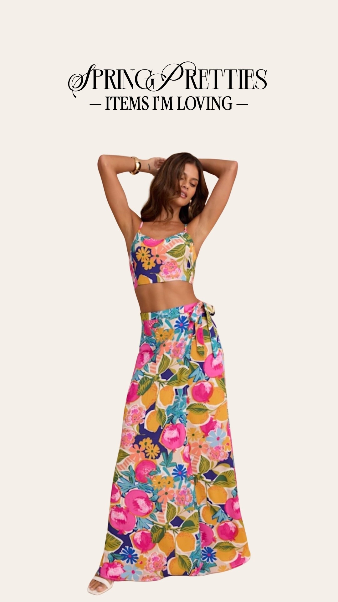 This set for your next vacation! 😍 love the colors! 

Spring style. Spring outfit. Matching set. Vacation style. Vacation outfit. New arrivals. Maxi skirt. 

#LTKSeasonal