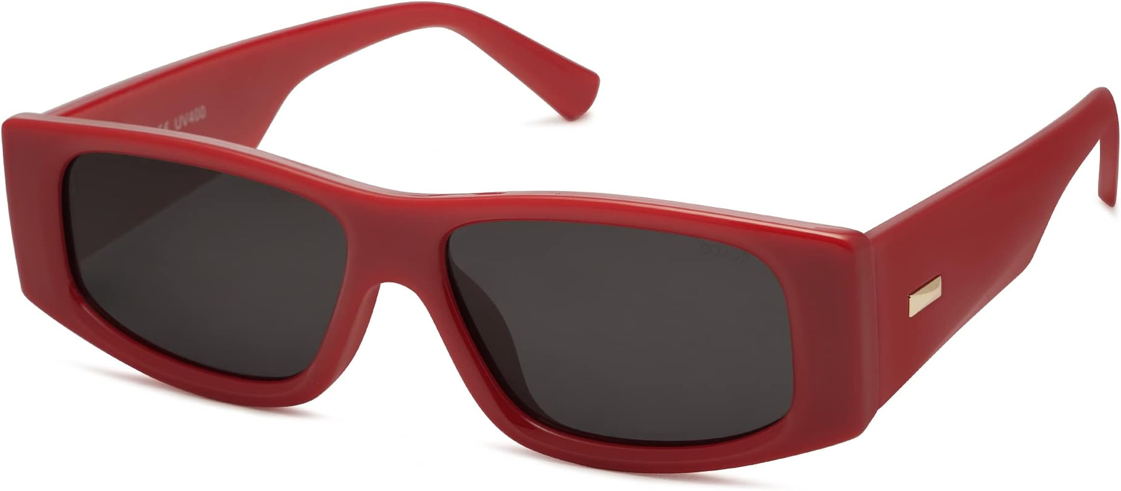 SOJOS Retro Trendy Rectangle Polarized Sunglasses 80s 90s Y2K Narrow Sunnies | Amazon (US)