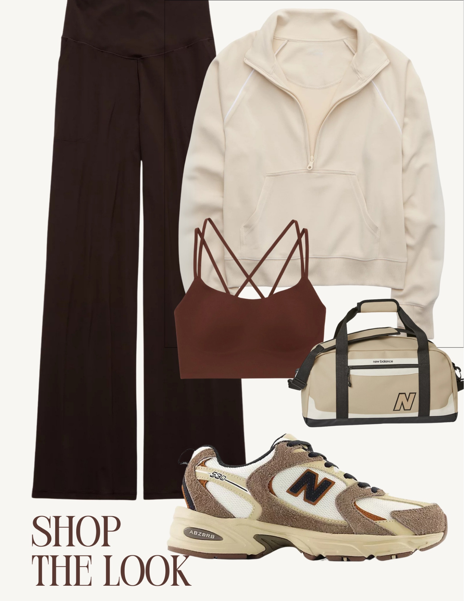 💡 Neutral Casual Athleisure Outfit Inspo | On sale | Aerie | New Balance 

#LTKCyberWeek #LTKShoeCrush #LTKGiftGuide
