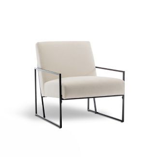 eLuxury Industrial Slant Accent Chair | Target