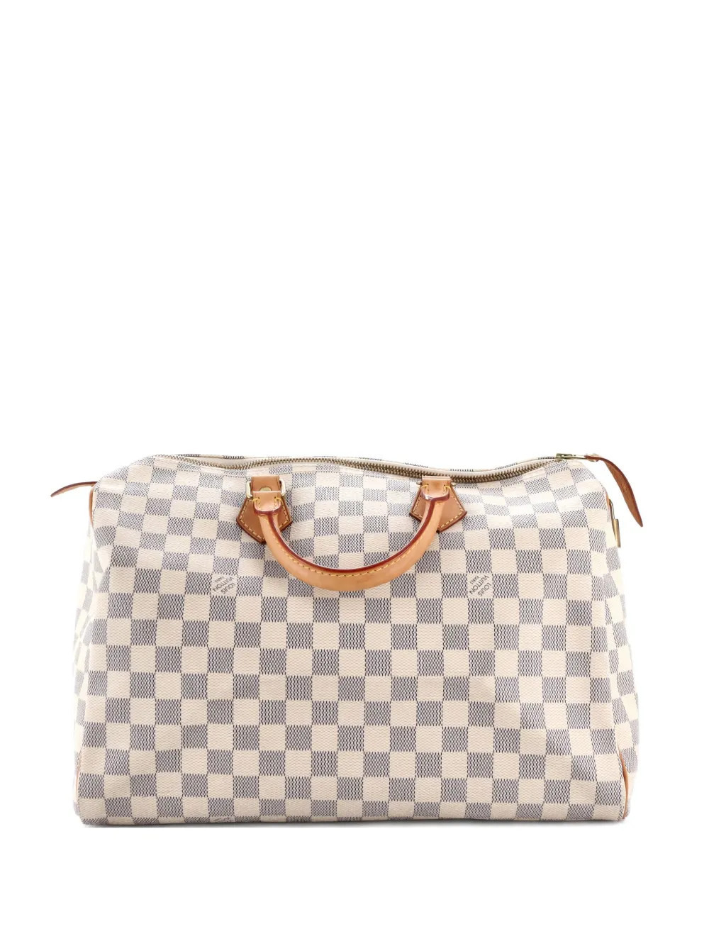 Louis Vuitton Pre-Owned Speedy Handbag Damier 35 satchel - Neutrals | Farfetch Global