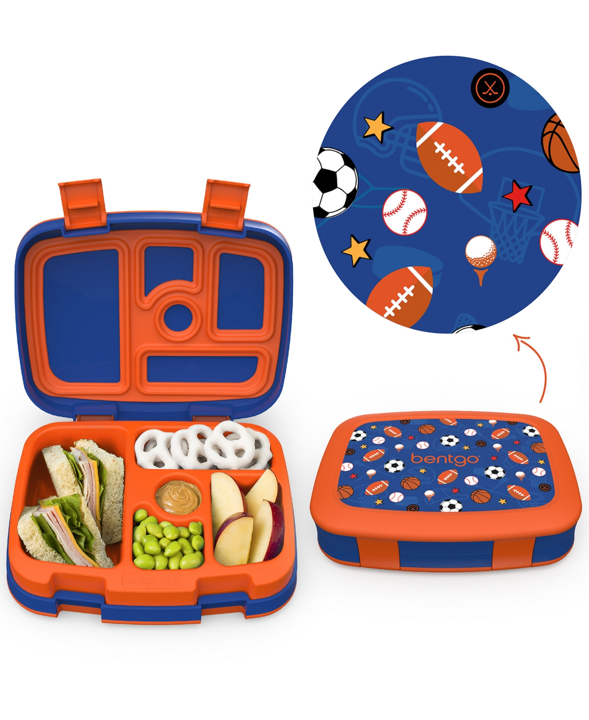 Bentgo Kids Prints Leak-Proof Lunch Box - Mermaids in the Sea | Macys (US)
