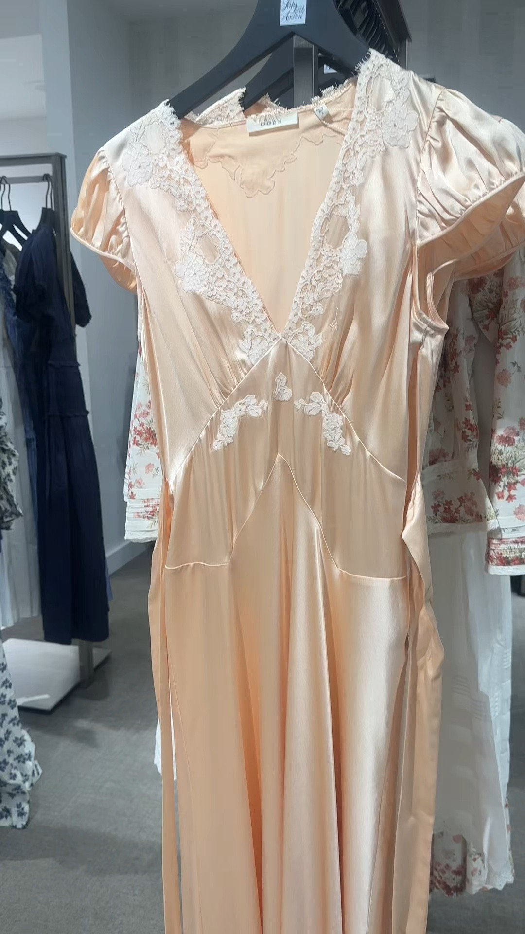 Silk lace and softness. 