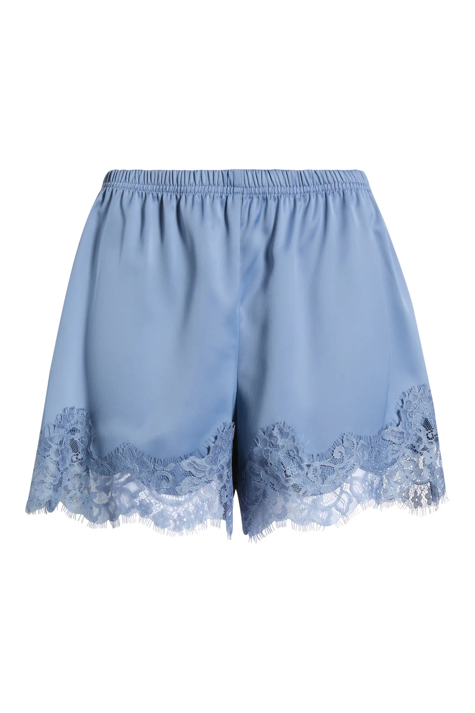 Lace Trim Satin Shorts (Women) | Nordstrom | Nordstrom
