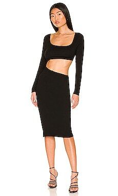 superdown Lola Cut Out Dress in Black from Revolve.com | Revolve Clothing (Global)