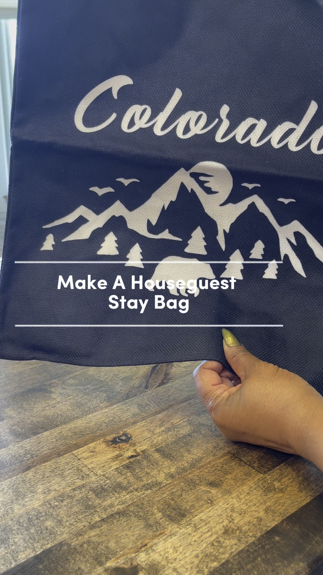 When we have houseguests, I enjoy making a welcome/stay bag just in case they forget some necessities. 
The bag doubles as a souvenir for their visit  

#LTKHome #LTKVideo #LTKTravel