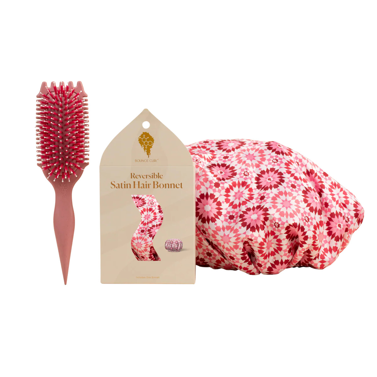 Slay & Stay: Volume EdgeLift Brush + Bonnet | Bounce Curl